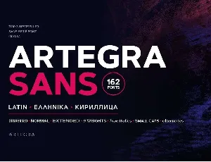 Artegra Sans font