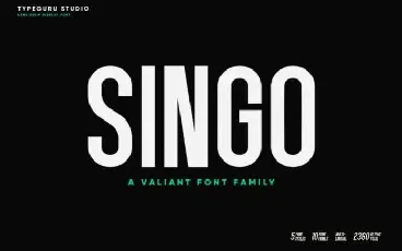 Singo font