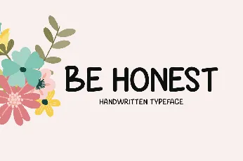 Be Honest font