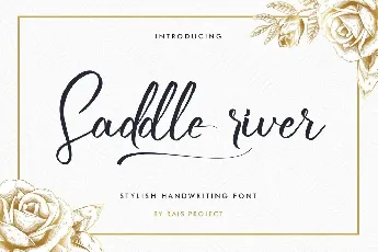 Saddle River Demo font