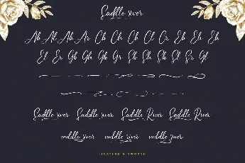 Saddle River Demo font