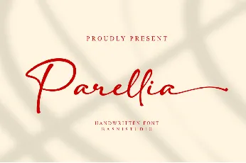 Parelia font