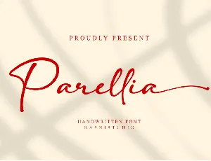 Parelia font