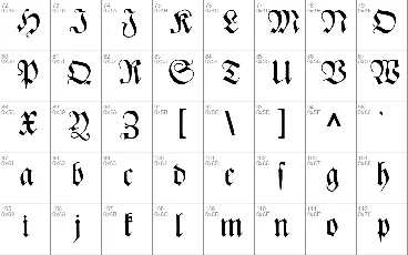 CAT Zentenaer Fraktur UNZ1 font