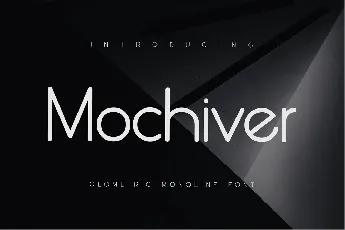 Mochiver font