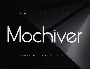 Mochiver font