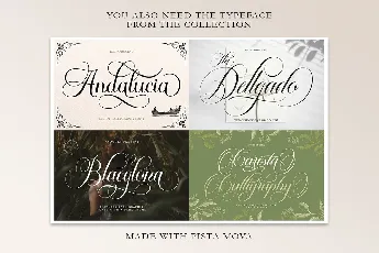 Carista Calligraphy font