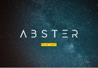 Abster font