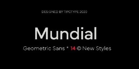 Mundial Family font