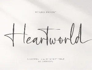 Heartworld font