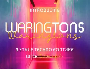 Waringtons Family font