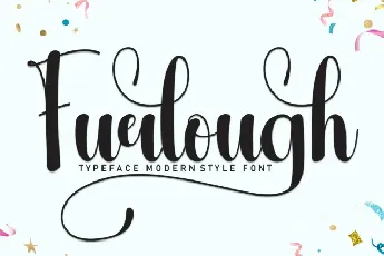 Furlough Script font