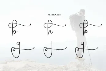 Hikingpeak font