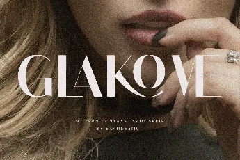 Glakome font