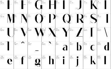 Glakome font