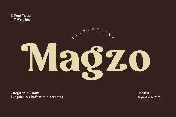 Magzo font