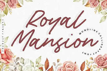 Royal Mansion font