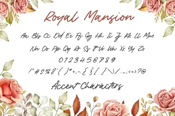 Royal Mansion font