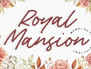 Royal Mansion font