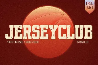 Jerseyclub Grunge font