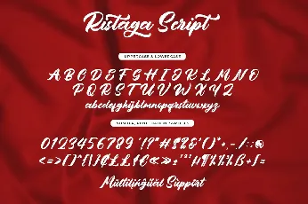 Ristaga Script font