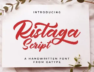 Ristaga Script font