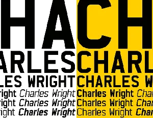 Charles Wright font