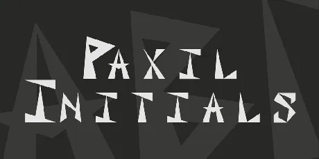 Paxil Initials font