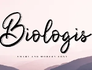 Biologis font