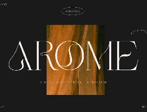 Arome font