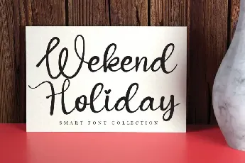 Vanilla Script font