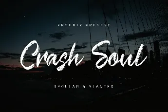 Crash Soul Brush Script font