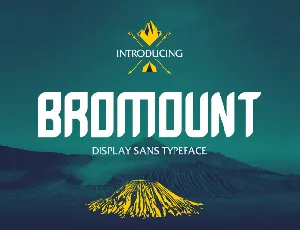 Bromount Typeface font