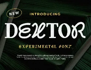 Dextore Demo font