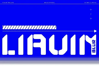 Liavin Blur font