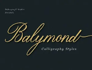 Balymond font