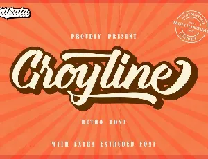 Groyline font