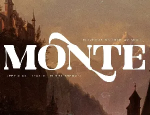 Monte font