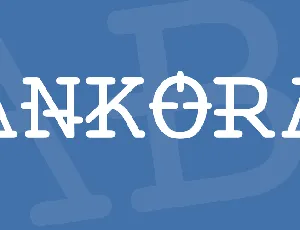 Ankora font