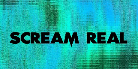 Scream Real font