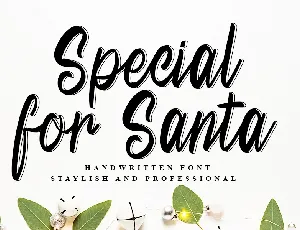 Special For Santa font