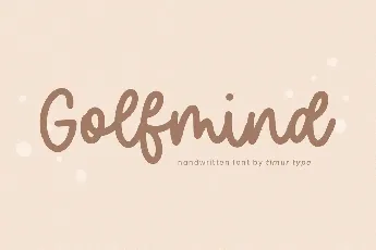 Golfmind font