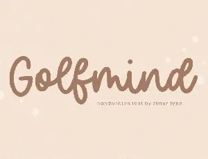 Golfmind font