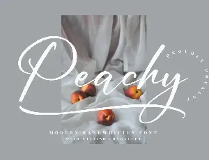 Peachy â€“ Modern Handwritten font