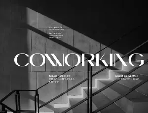 Coworking Display font