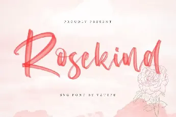 Rosekind Brush font