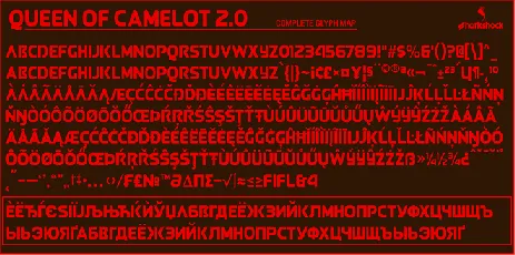 Queen of Camelot 2.0 font