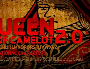 Queen of Camelot 2.0 font