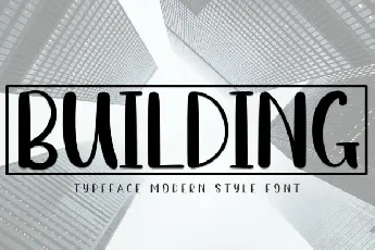 Building Display font