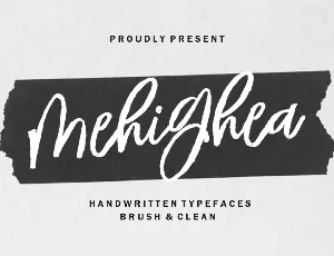 Mehighea font